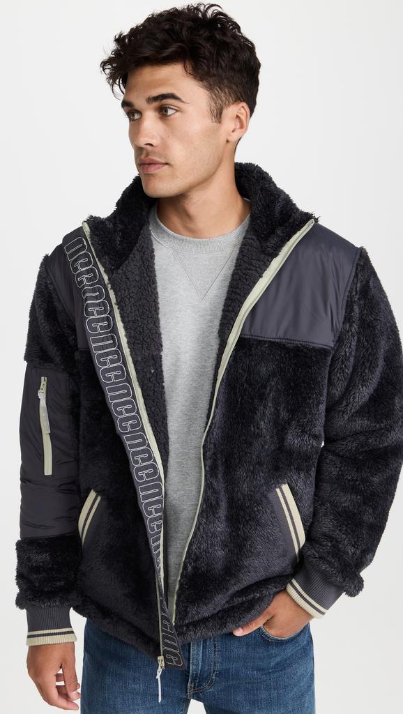 UGG M Landyn Sporty Faux Sherpa Jacket商品第2张图片规格展示