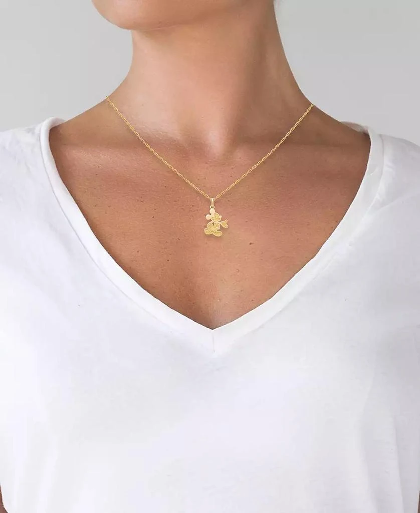 商品Disney|Children's Mickey Mouse 15" Pendant Necklace in 14k Gold,价格¥3816,第2张图片详细描述