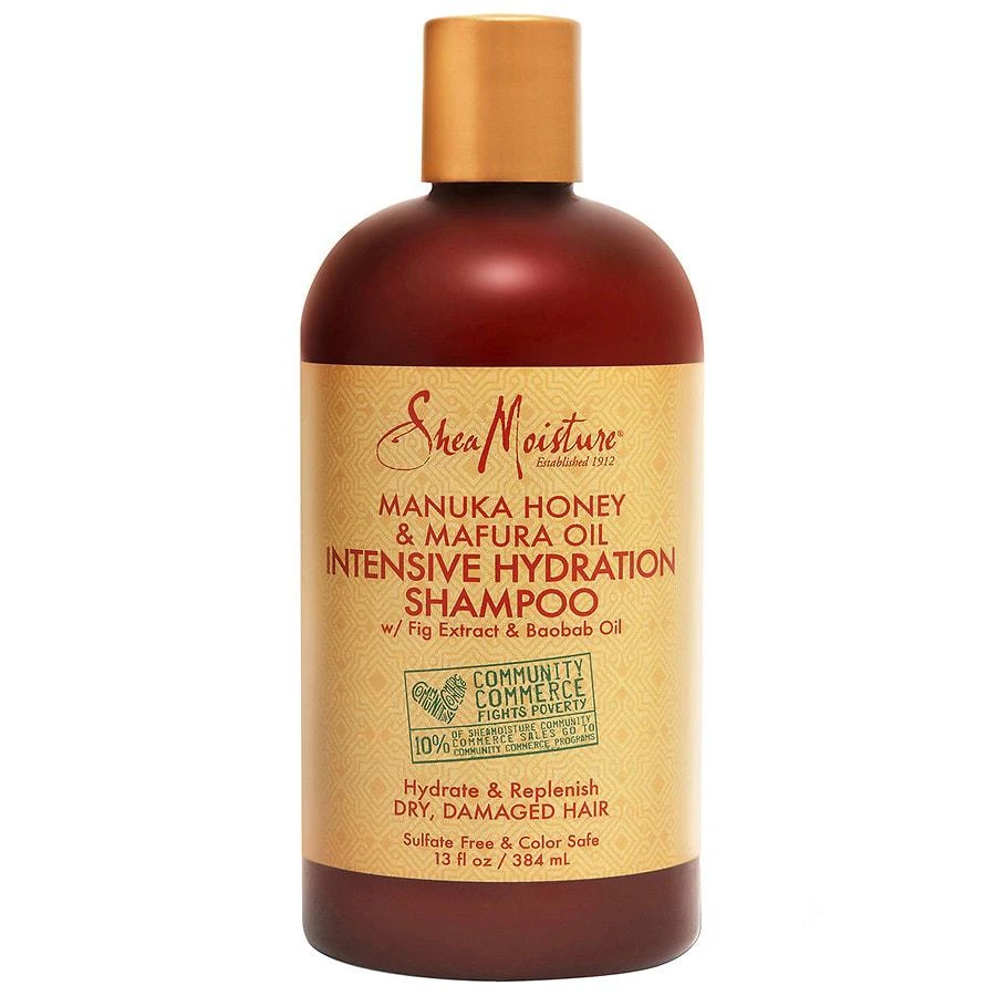 商品SheaMoisture|Intensive Hydration Shampoo Manuka Honey and Mafura Oil,价格¥105,第1张图片