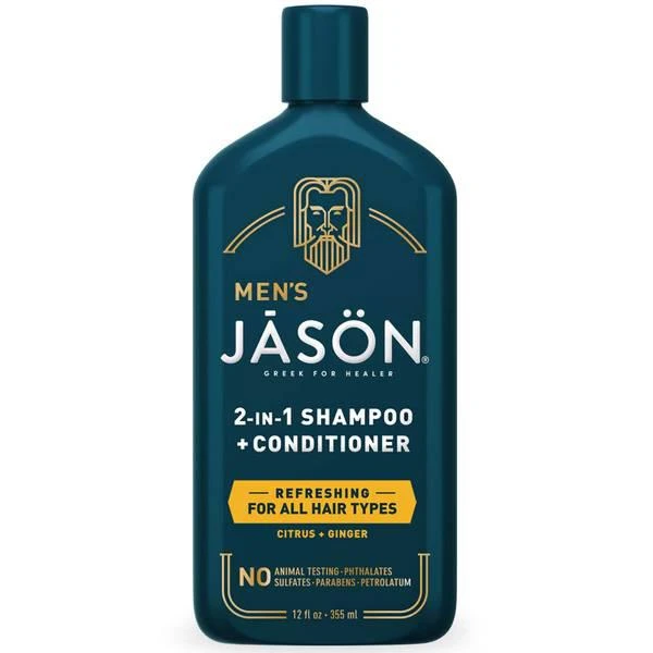 商品JASON|JASON Men’s Refreshing 2-in-1 Shampoo and Conditioner 335ml,价格¥112,第1张图片