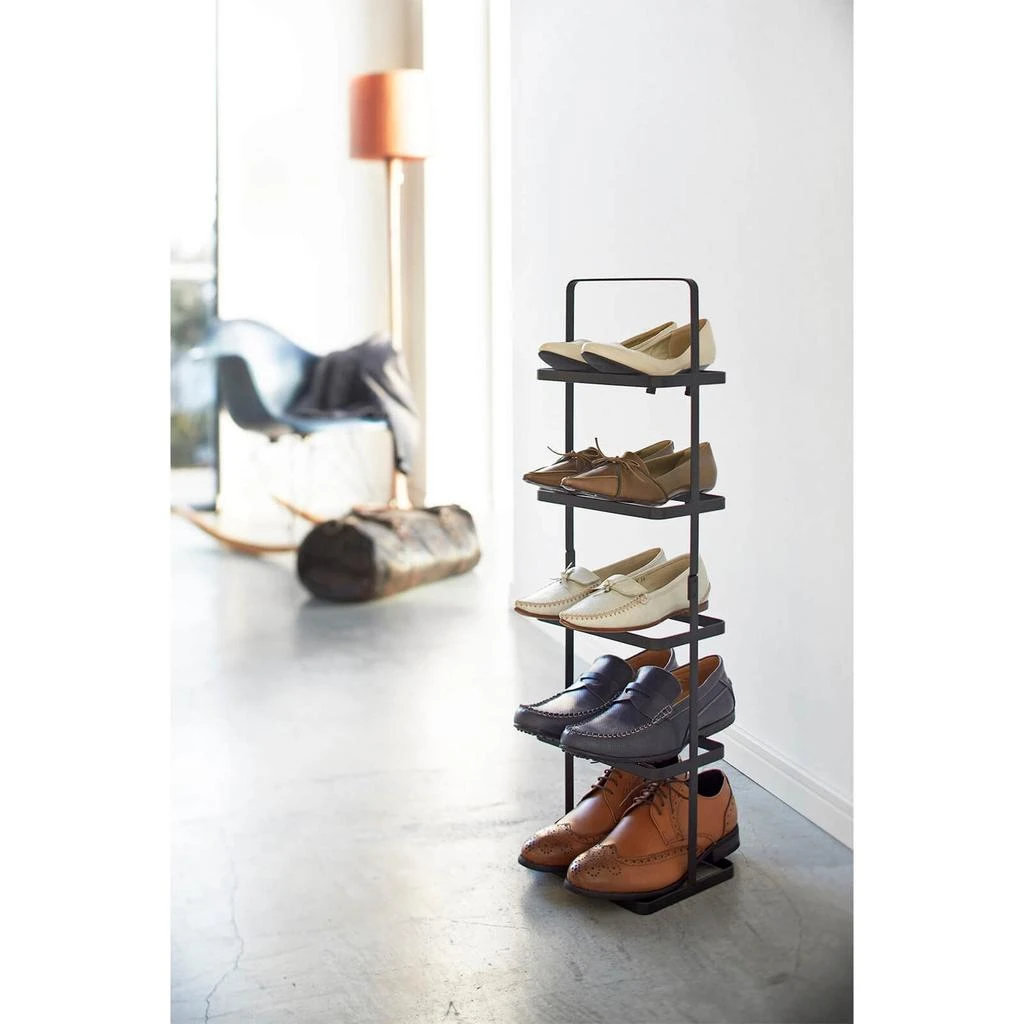 商品Yamazaki|Yamazaki Tower Shoe Rack - Black,价格¥434,第3张图片详细描述