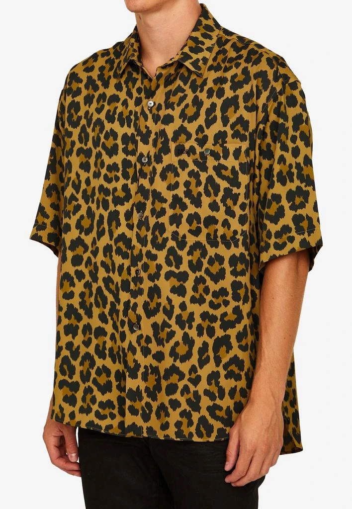 商品Dior|Animal Print Short-Sleeved Shirt,价格¥6639,第2张图片详细描述