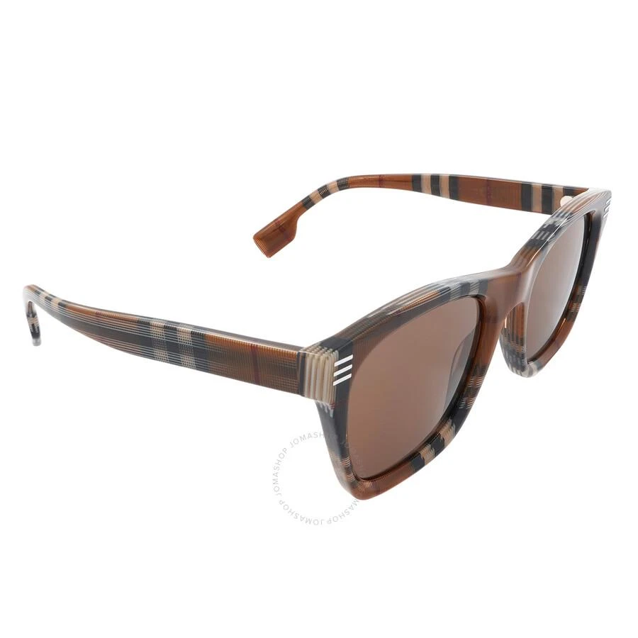 商品Burberry|Cooper Dark Brown Square Men's Sunglasses BE4348 396673 52,价格¥960,第3张图片详细描述