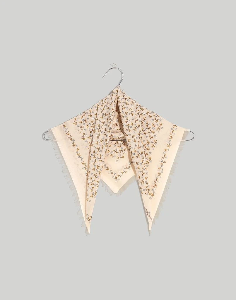 商品Madewell|Fringed Organic Cotton Bandana,价格¥48,第1张图片