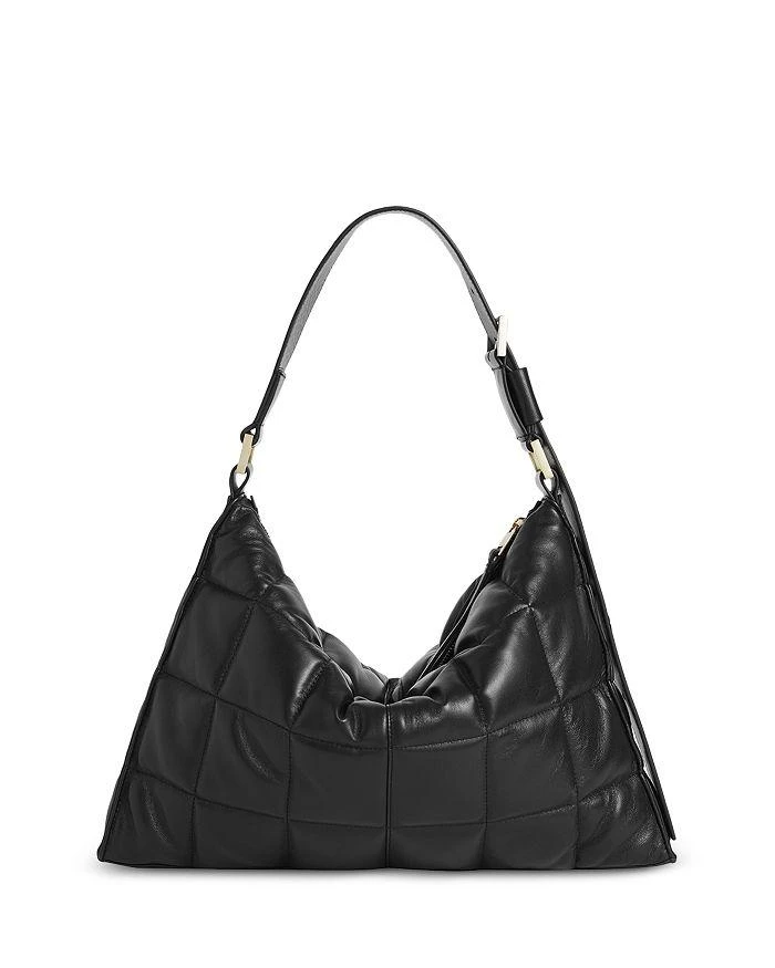 商品ALL SAINTS|Edbury Quilted Leather Shoulder Bag,价格¥1950,第5张图片详细描述