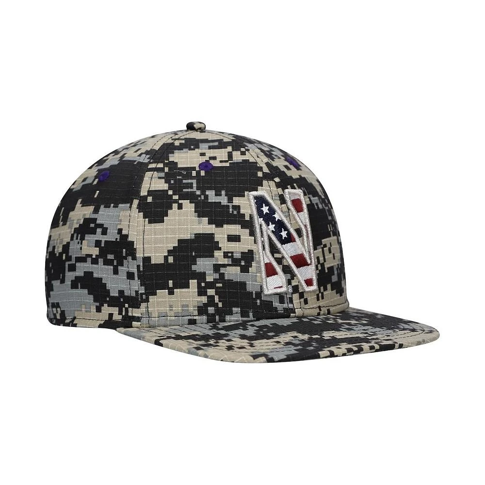 商品Under Armour|Men's Camo Northwestern Wildcats On Field Baseball Performance Fitted Hat,价格¥238,第4张图片详细描述