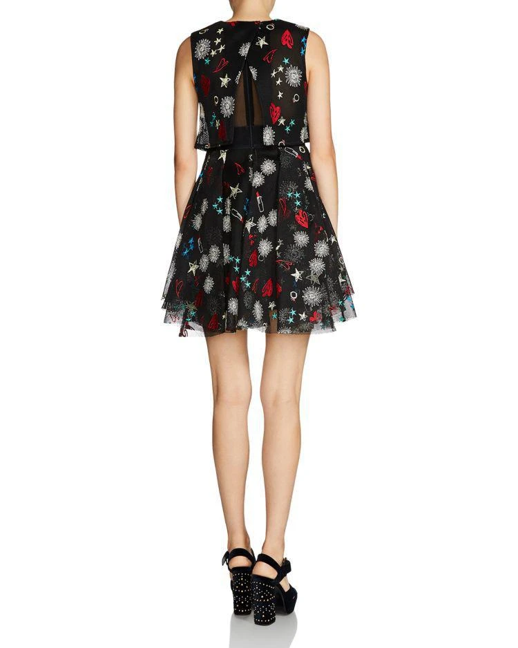 商品Maje|Rachel Heart & Floral Print Mini Dress,价格¥1688,第2张图片详细描述