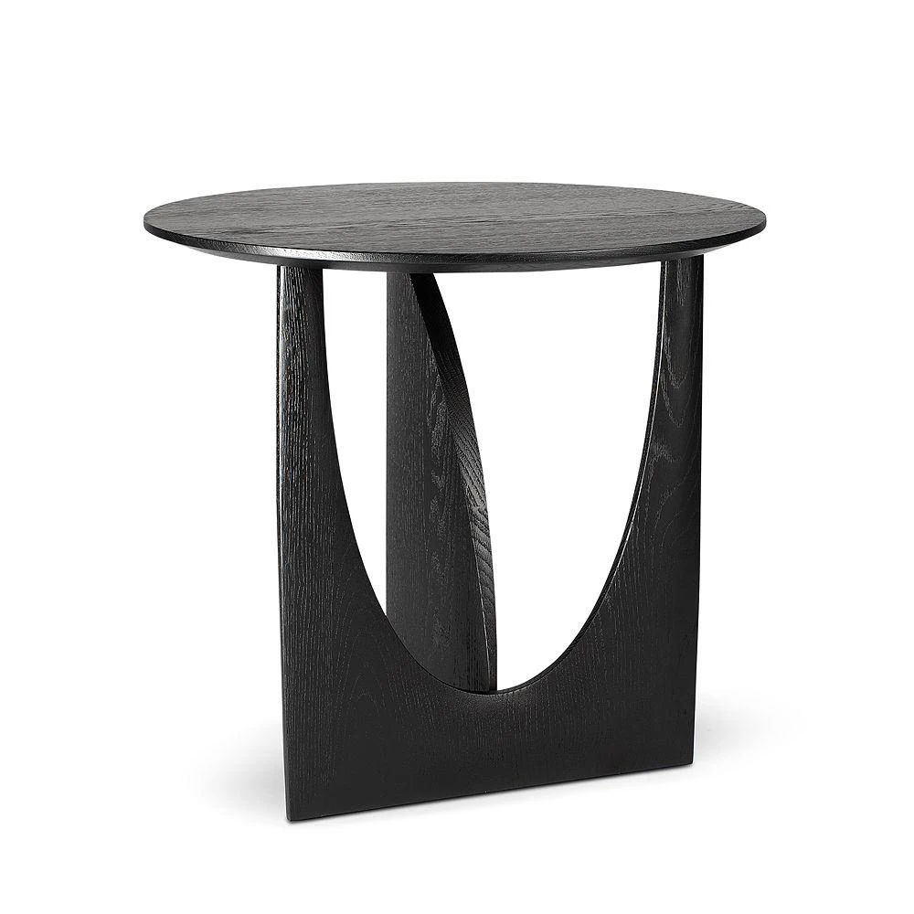 Oak Geometric Side Table 商品