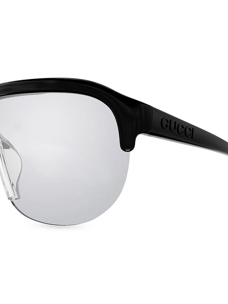 商品Gucci|Fashion Show GG1645S 99MM Shield Sunglasses,价格¥2913,第4张图片详细描述