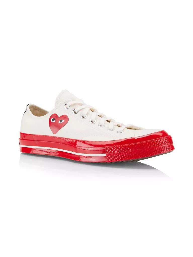 商品Comme des Garcons|CdG PLAY x Converse Chuck 70 Low-Top Sneakers,价格¥1132,第2张图片详细描述