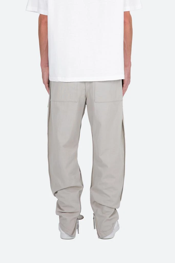 商品MNML|Multi Zip Cargo Pants - Stone,价格¥414,第4张图片详细描述