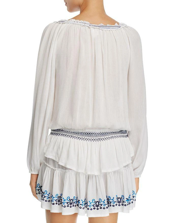商品Surf Gypsy|Embroidered Peasant Dress Swim Cover-Up,价格¥461,第2张图片详细描述