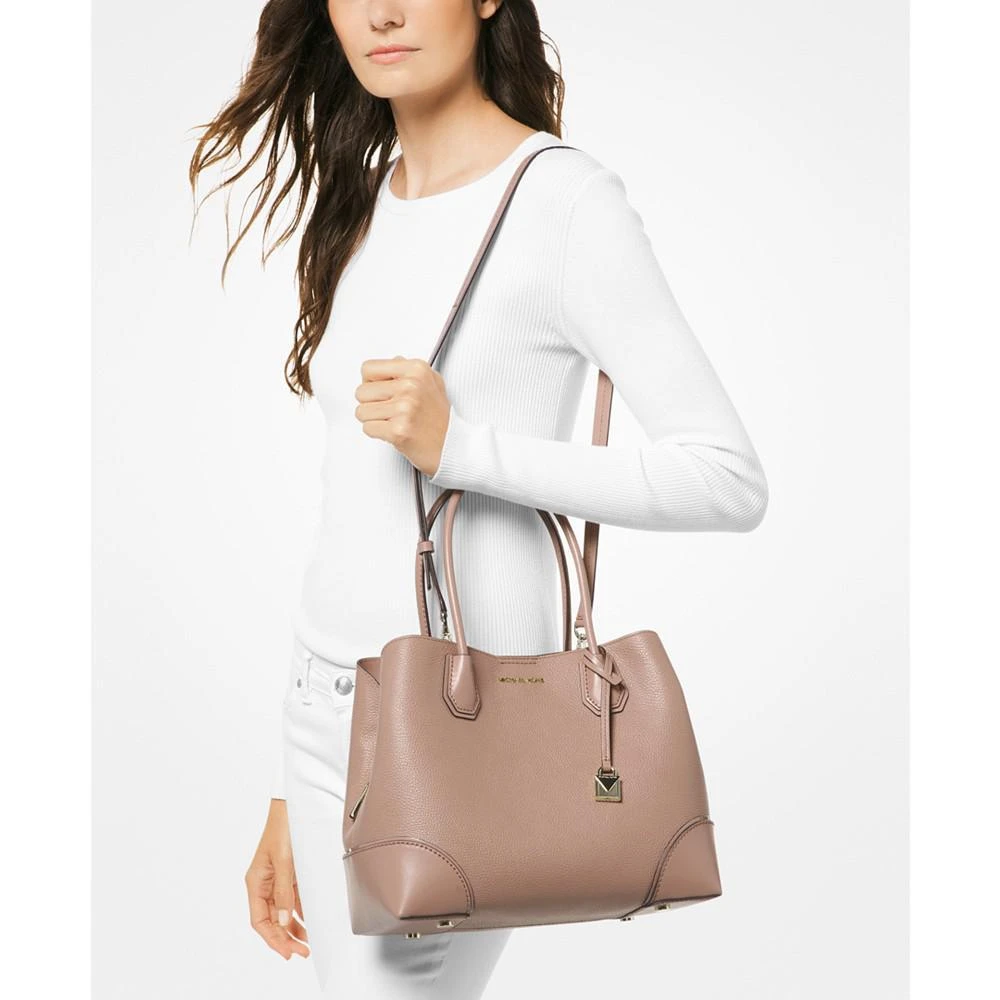 商品Michael Kors|Mercer Pebble Leather Gallery Satchel,价格¥866,第2张图片详细描述