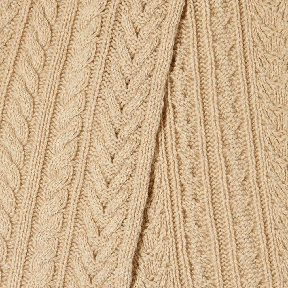 商品Moncler|Moncler Cable Knit Scarf,价格¥5493,第2张图片详细描述