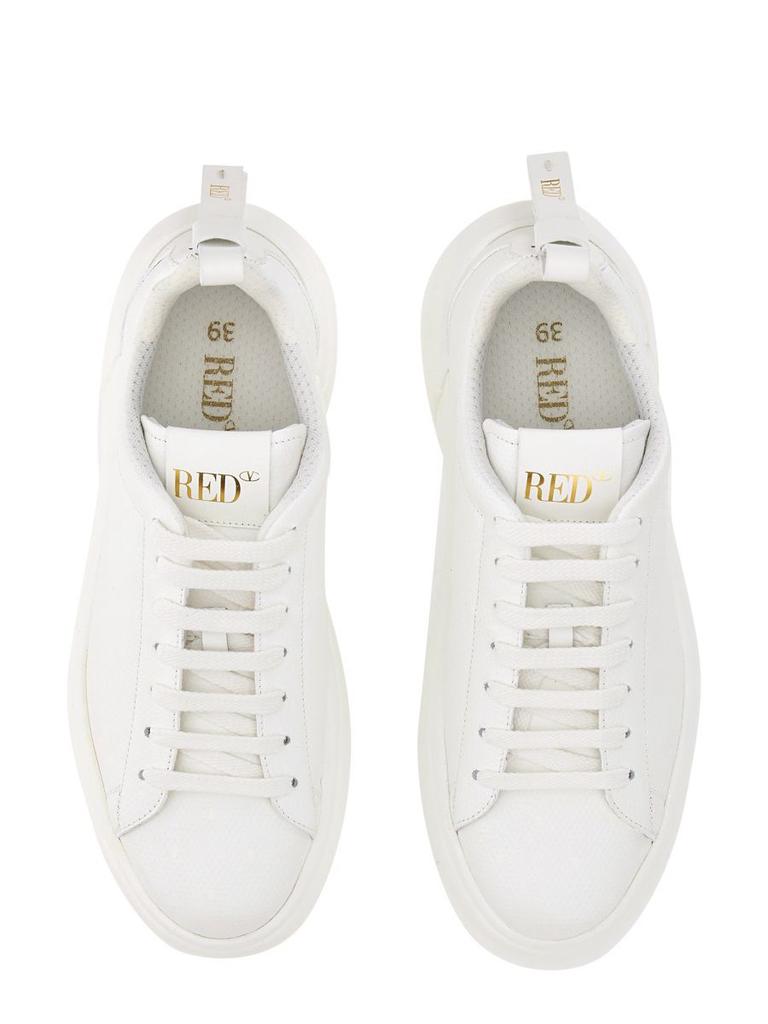 Red Valentino Women's  White Other Materials Sneakers商品第4张图片规格展示