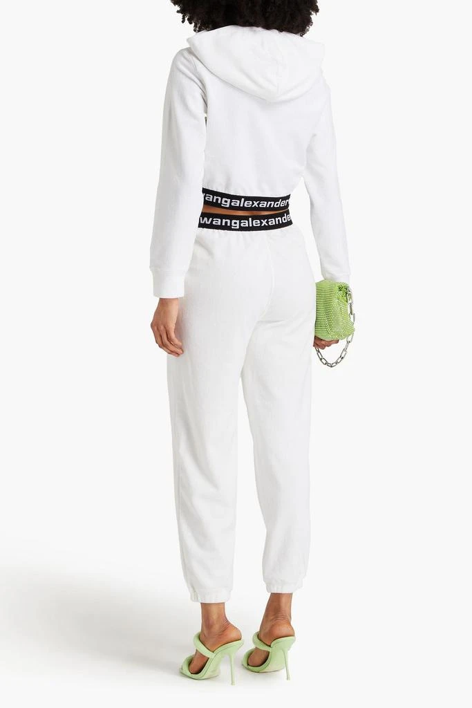 商品Alexander Wang|Stretch cotton-blend corduroy track pants,价格¥1110,第3张图片详细描述