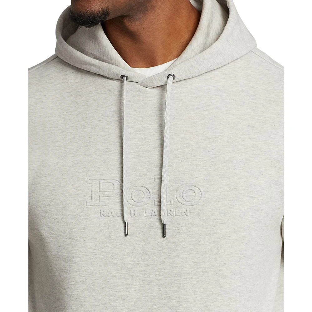 商品Ralph Lauren|Men's Big & Tall Logo-Embossed Double-Knit Hoodie,价格¥664,第3张图片详细描述