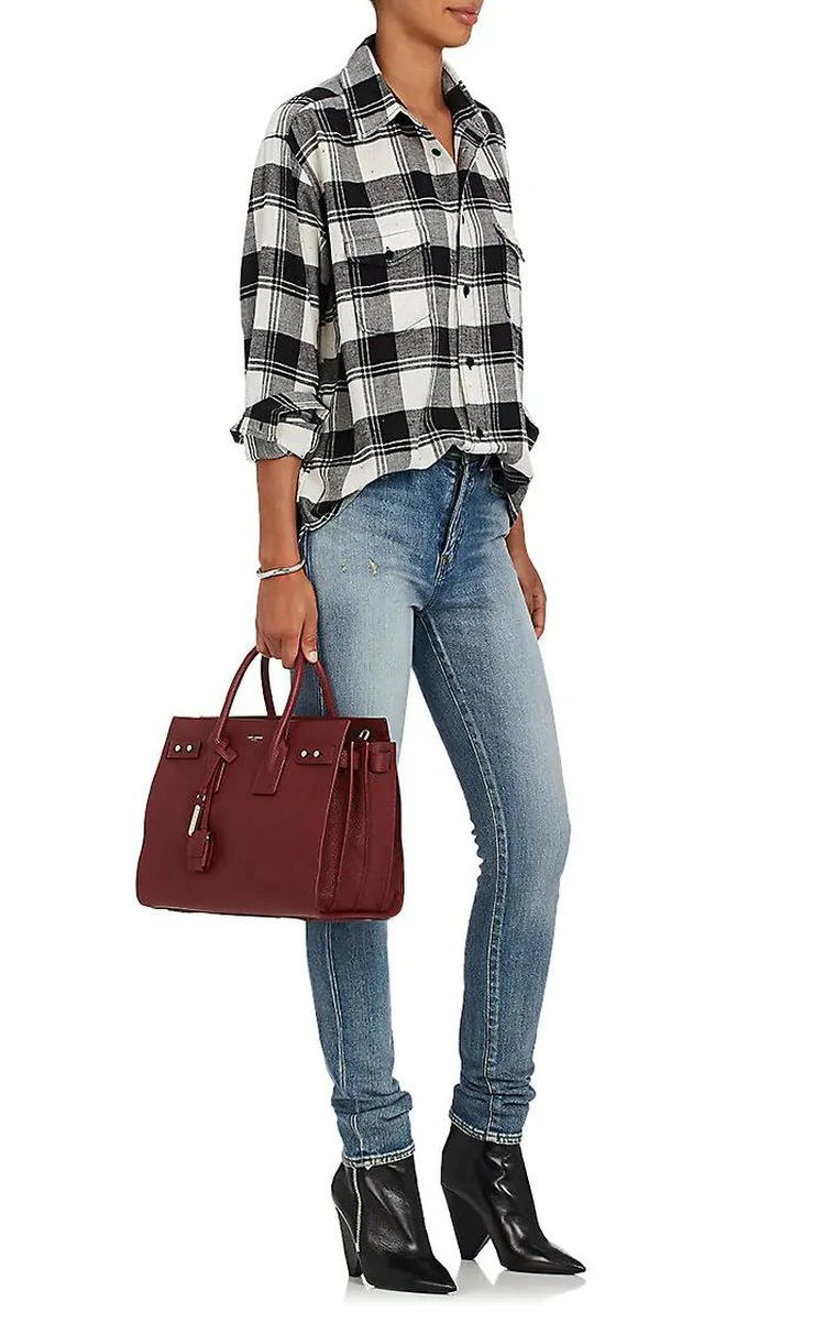 商品Yves Saint Laurent|Small Leather Sac De Jour,价格¥22076,第2张图片详细描述