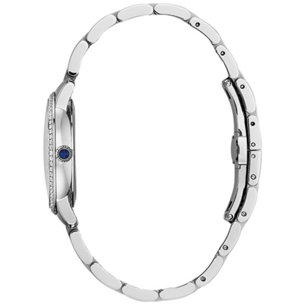 Women's Swiss Slimline Diamond (5/8 ct. t.w.) Stainless Steel Bracelet Watch 30mm商品第2张图片规格展示