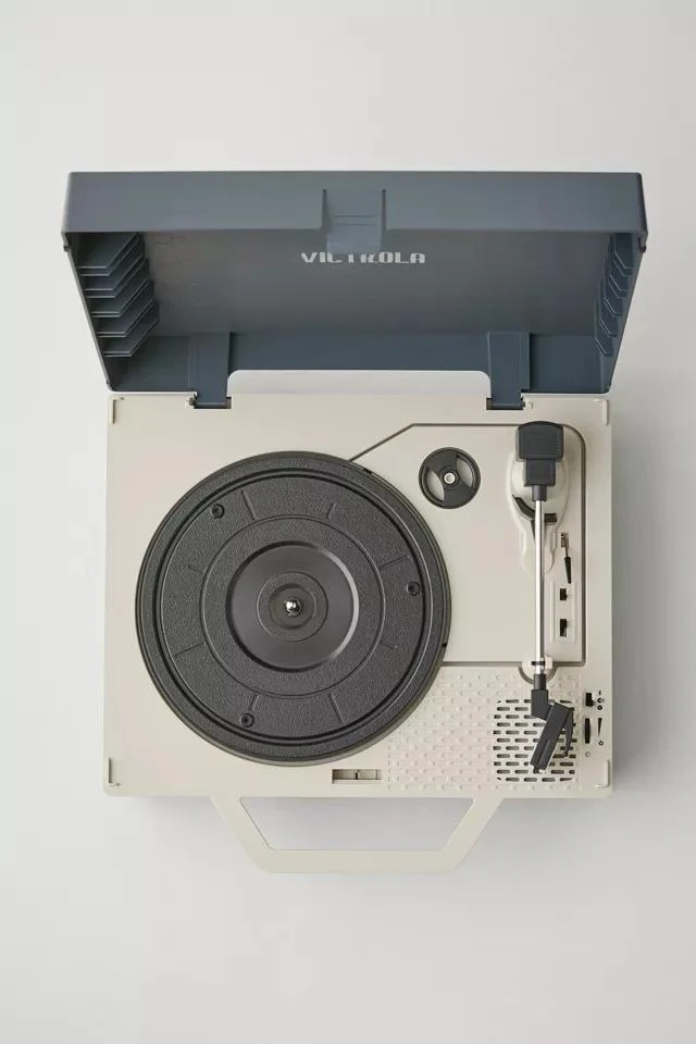 商品Victrola|Victrola Re-Spin Bluetooth Suitcase Record Player,价格¥412,第3张图片详细描述