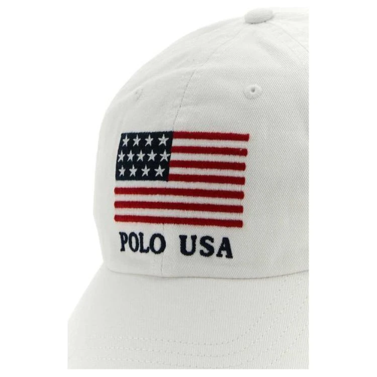 商品[国内直发] Ralph Lauren|拉夫劳伦 纯色休闲 鸭舌帽 男女同款 白色,价格¥700,第6张图片详细描述
