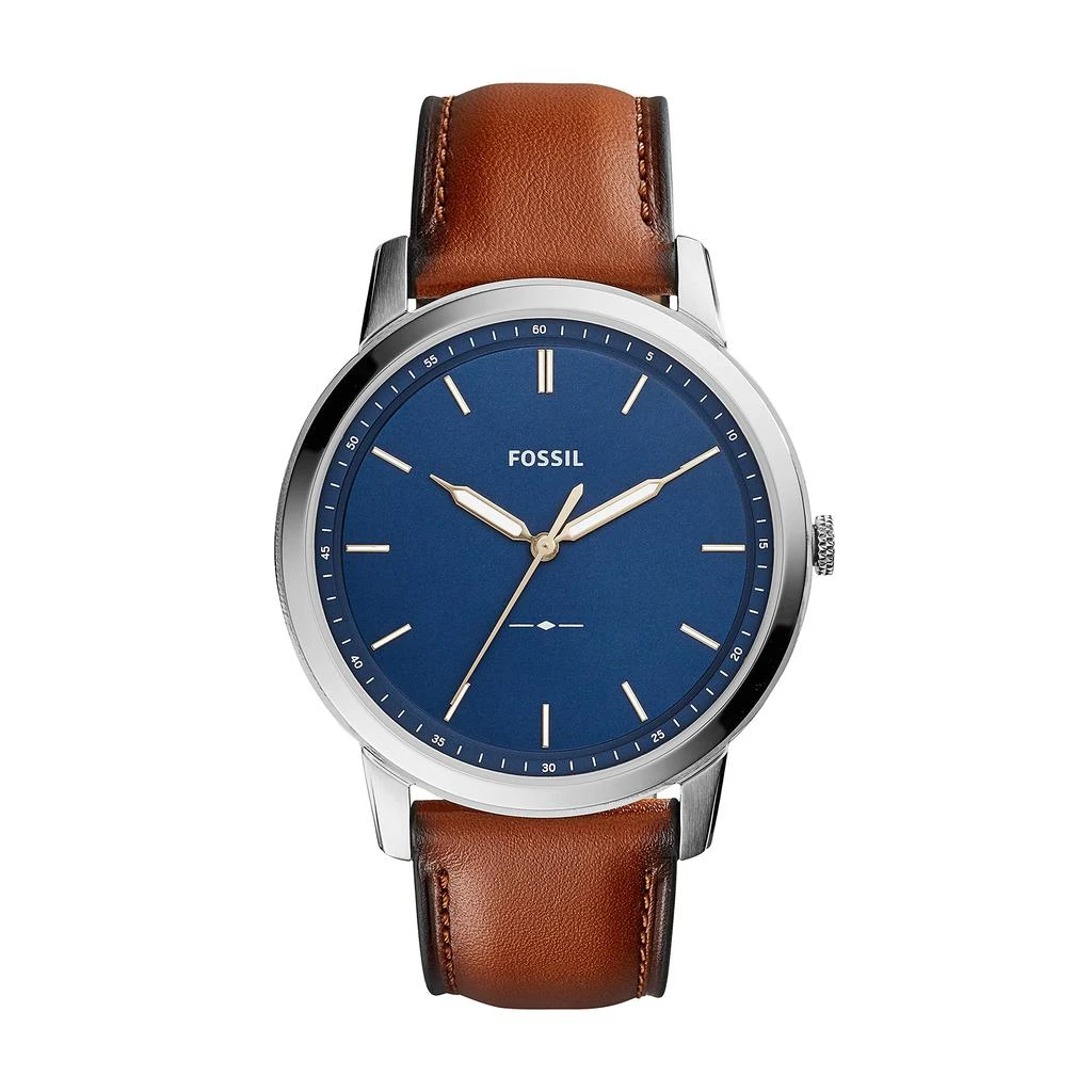 商品Fossil|Minimalist Three-Hand Watch,价格¥623,第1张图片