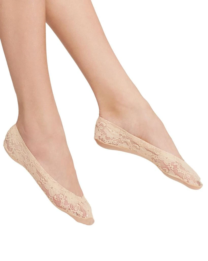 商品Hue|Lace Perfect Edge Liner Socks,价格¥57,第1张图片详细描述