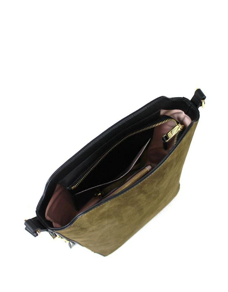 商品Ivanka Trump|Claudia Suede Bucket Bag,价格¥582,第3张图片详细描述