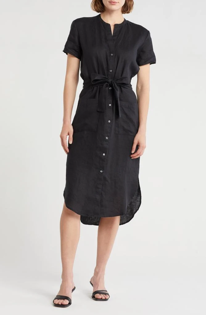 商品James Perse|Elongated Tie Waist Shirtdress,价格¥526,第1张图片