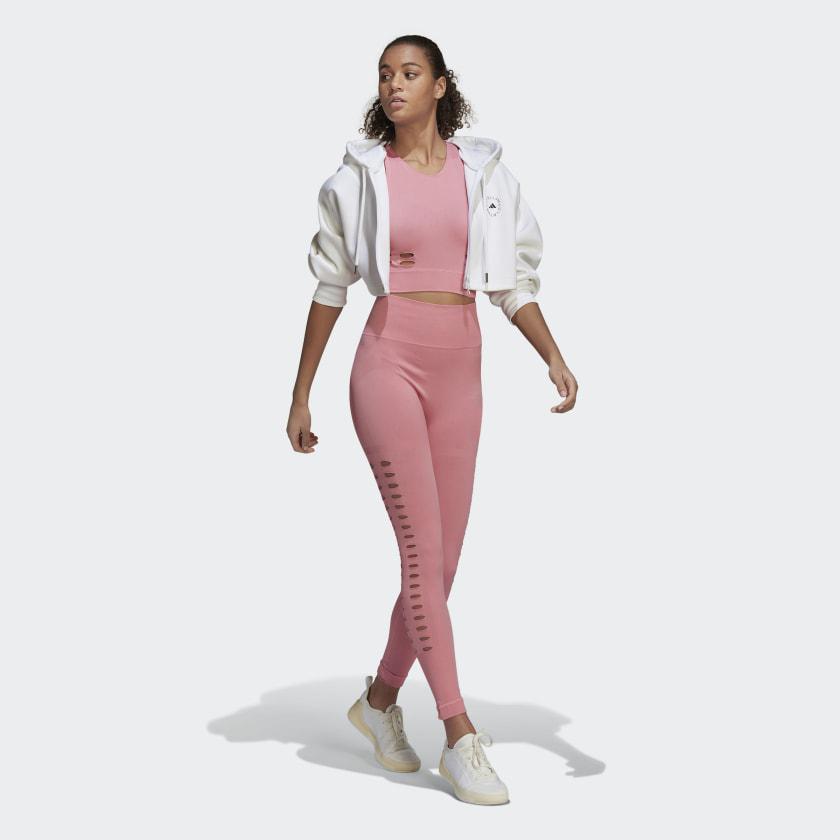 商品Adidas|Women's adidas  by Stella McCartney TruePurpose Yoga Knit Crop Top,价格¥370,第6张图片详细描述