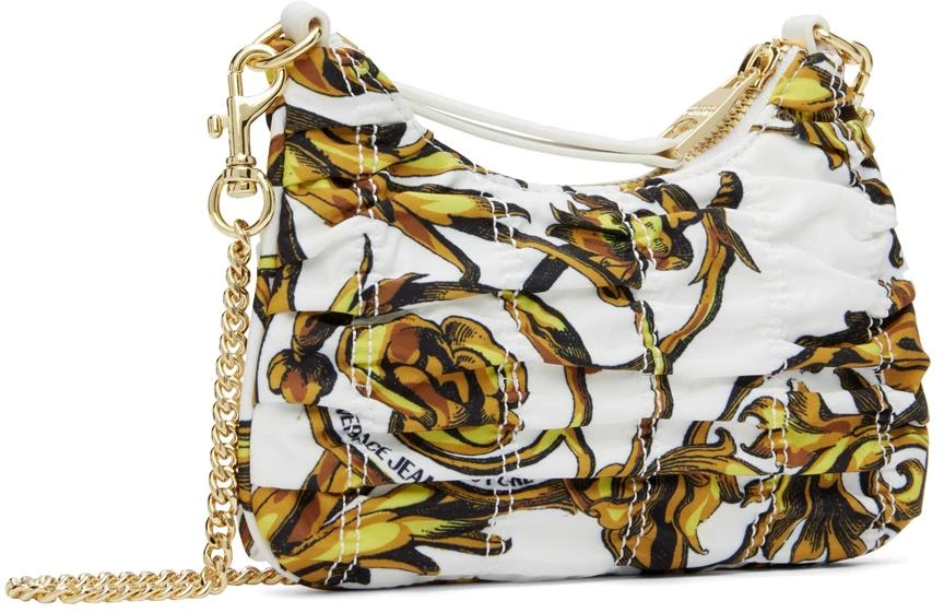 商品Versace|White Nylon Crunchy Baroque Plaque Bag,价格¥639,第3张图片详细描述