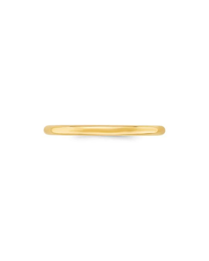 商品Bloomingdale's|Men's 2mm Comfort Fit Band Ring in 14K Yellow Gold,价格¥4292,第4张图片详细描述