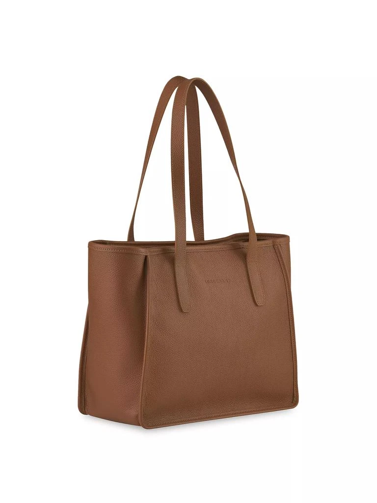 商品Longchamp|Le Foulonné Leather Shoulder Tote,价格¥2892,第2张图片详细描述