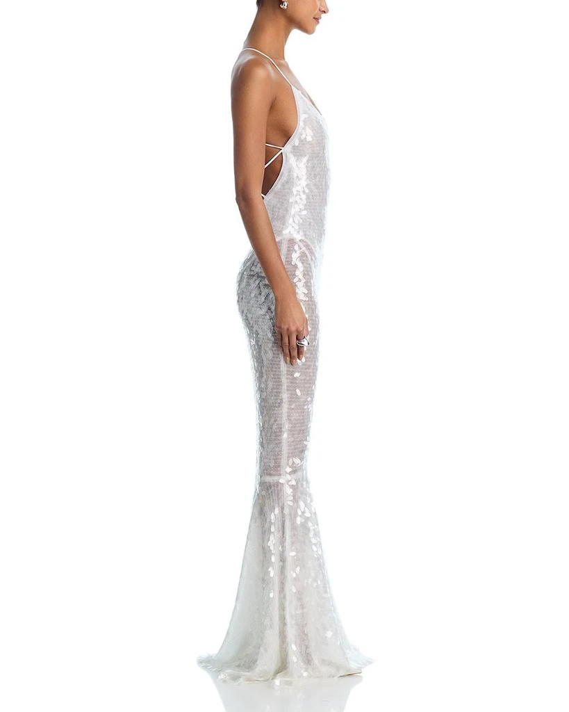 Low Back Fara Slip Fishtail Gown 商品