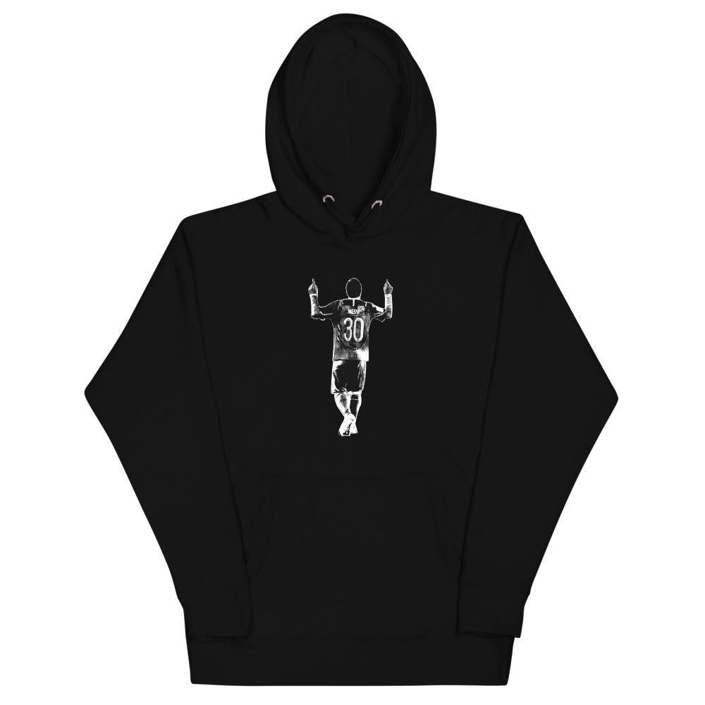 MESSI Silhouette #30 Graphic Hoodie商品第1张图片规格展示