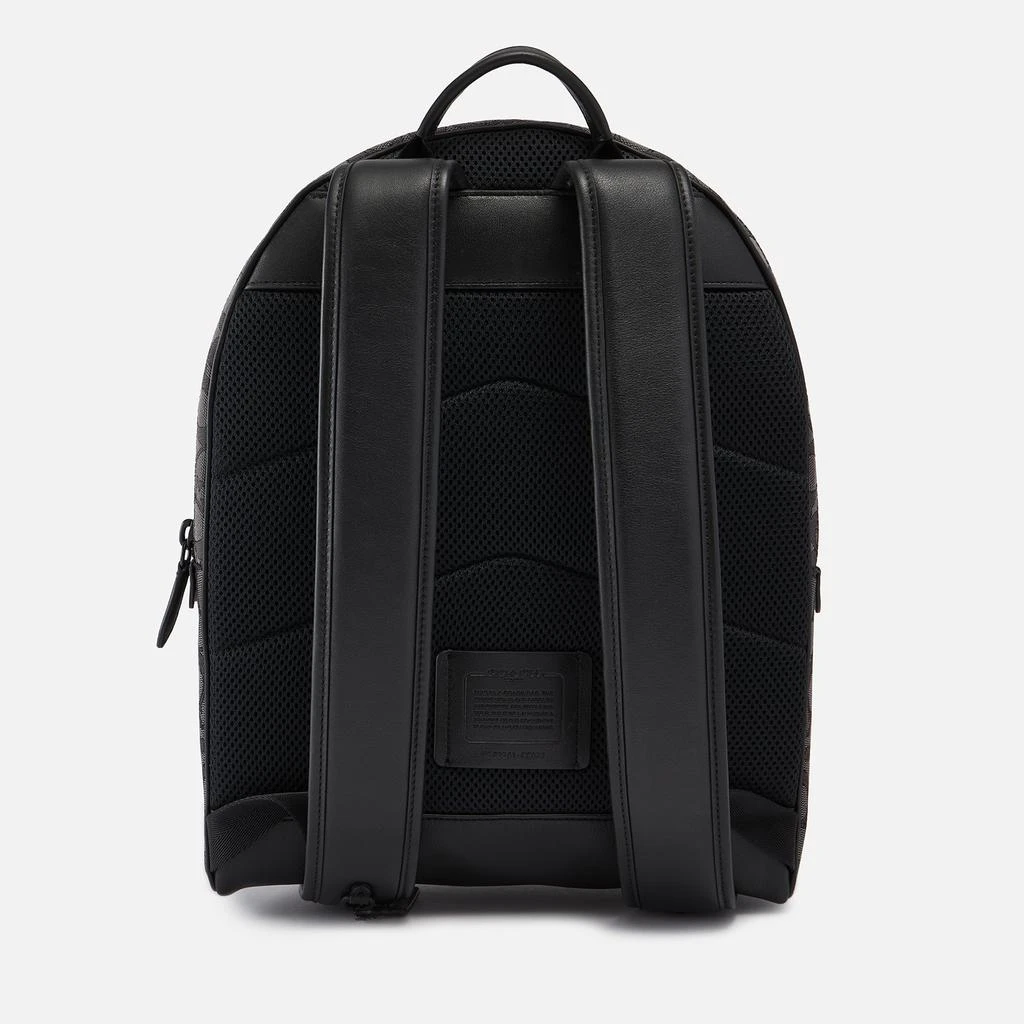 商品Coach|Coach Charter Leather-Trimmed Logo-Jacquard Backpack,价格¥2862,第2张图片详细描述