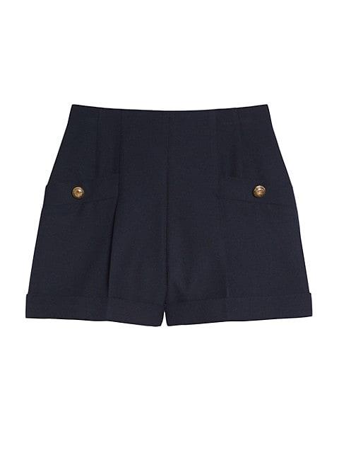 Siena Tailored Wool-Blend Shorts商品第1张图片规格展示