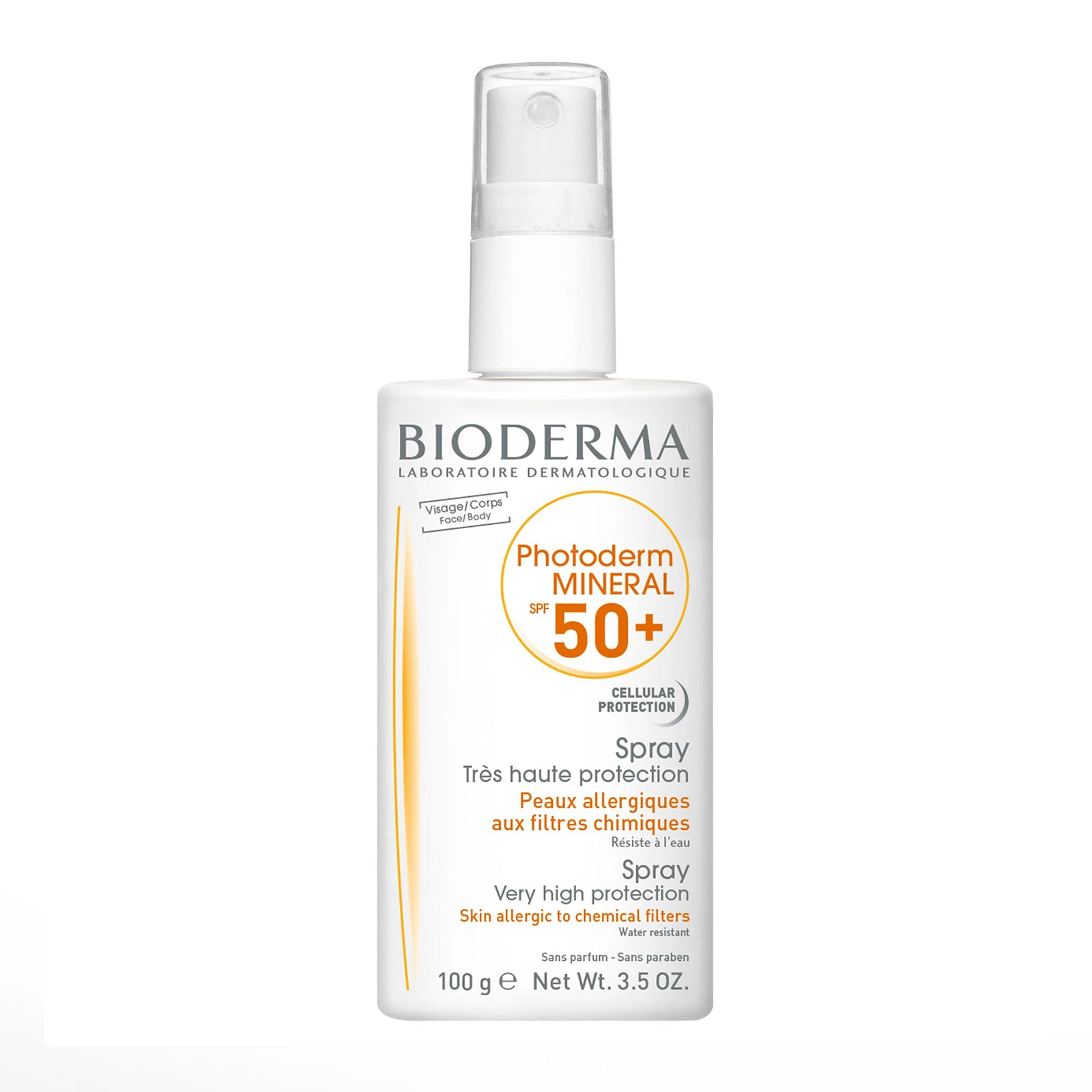 商品Bioderma|BIODERMA 贝德玛 皙妍矿物防晒喷雾 SPF 50+ 100g,价格¥182,第1张图片