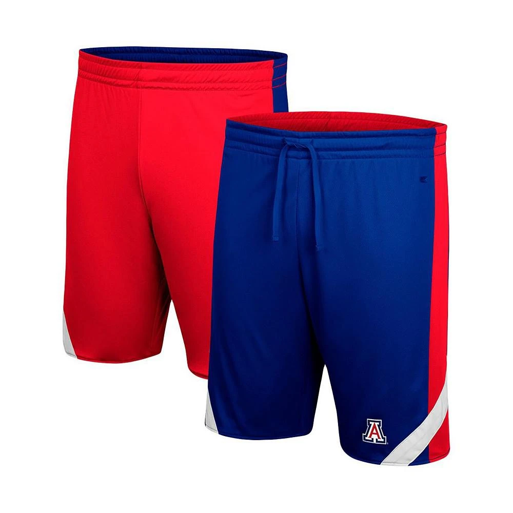 商品Colosseum|Men's Navy and Red Arizona Wildcats Am I Wrong Reversible Shorts,价格¥269,第1张图片