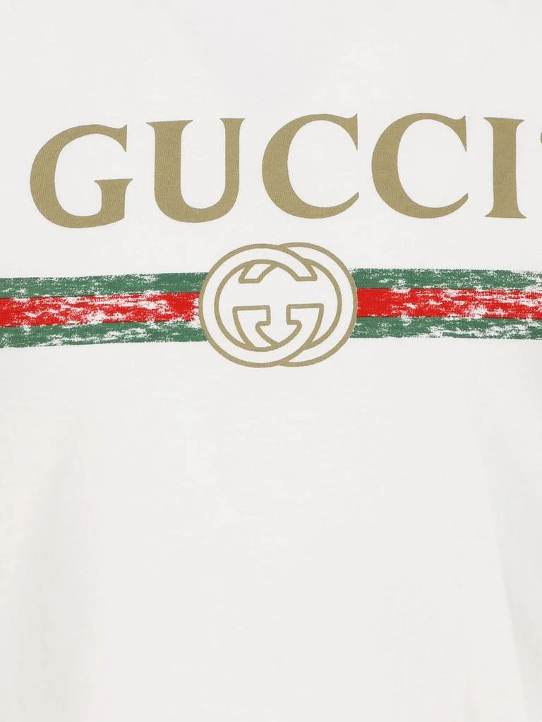 商品Gucci|Gucci Kids Vintage Logo Printed T-Shirt,价格¥937-¥1070,第3张图片详细描述