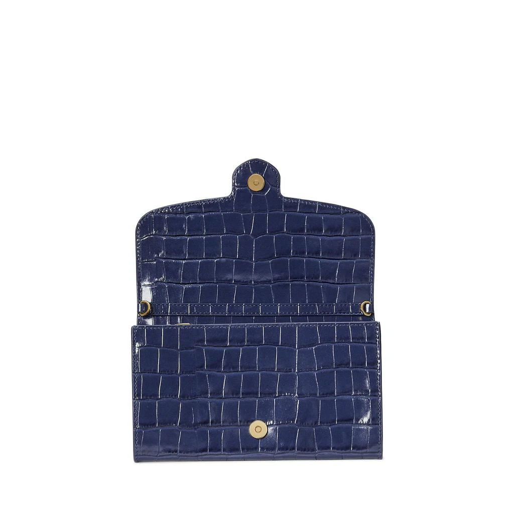 商品Ralph Lauren|Embossed Leather Adair Wallet Crossbody,价格¥1285,第3张图片详细描述