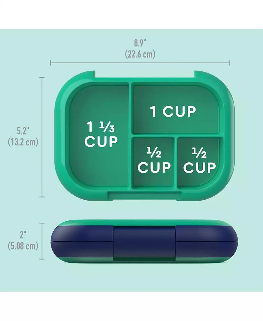 商品Bentgo|Kids Chill Lunch Box - Green/Navy,价格¥247,第2张图片详细描述