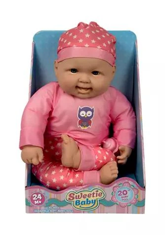 商品belk|20 Inch Soft Lovely Baby Doll Dressed In Pink,价格¥209,第1张图片