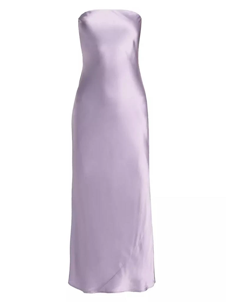 商品Reformation|Joana Silk Strapless Slip Midi-Dress,价格¥2046,第1张图片