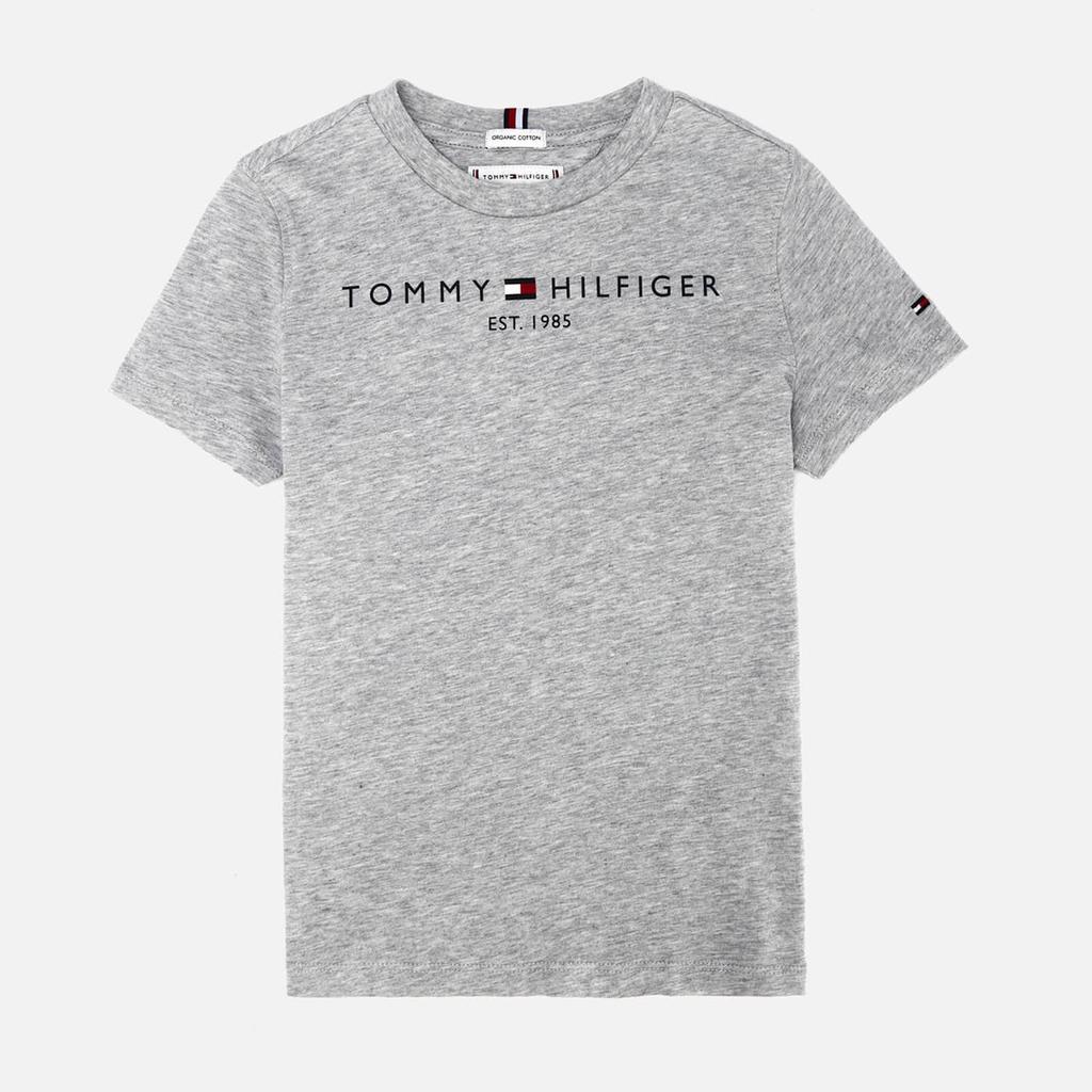 商品Tommy Hilfiger|Tommy Hilfiger Kids' Essential Short Sleeve T-Shirt - Light Grey Heather,价格¥244-¥305,第1张图片