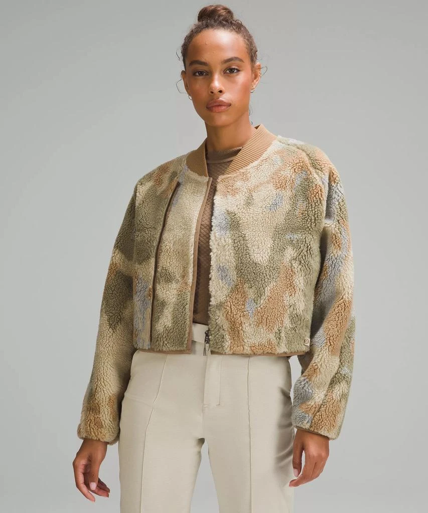 商品Lululemon|lululemon lab Women's Fleece Bomber Jacket,价格¥1282,第2张图片详细描述