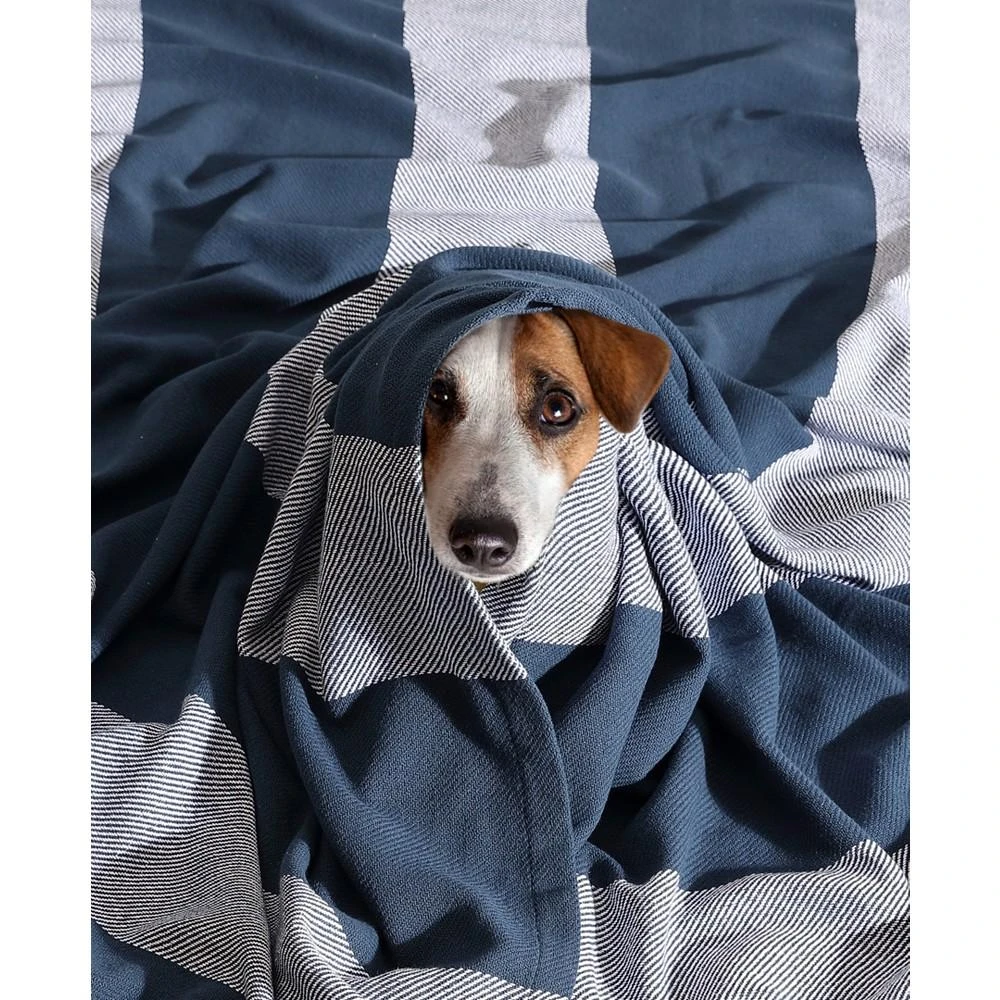 Boylston Stripe Cotton Reversible Blanket 商品