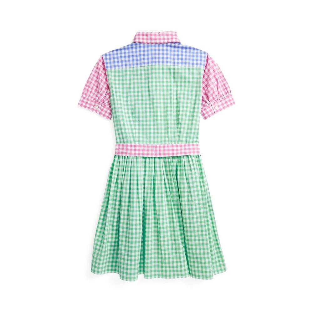 商品Ralph Lauren|Big Girls Gingham Cotton Poplin Shirt Dress,价格¥197,第5张图片详细描述