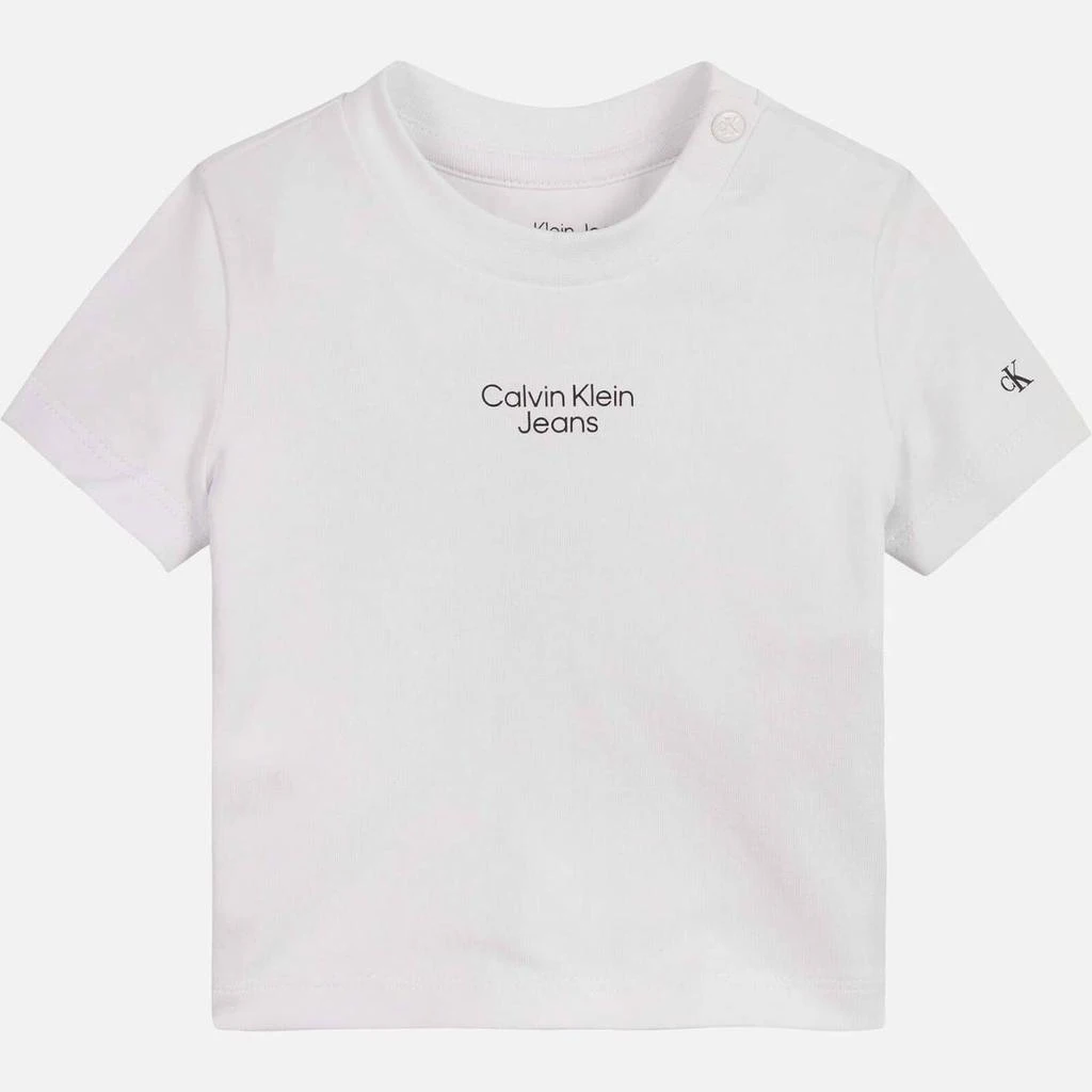 商品Calvin Klein|童款有机棉混纺平纹针织 T 恤,价格¥145,第4张图片详细描述