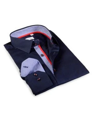 商品Levinas|Contemporary-Fit Dress Shirt,价格¥475,第1张图片